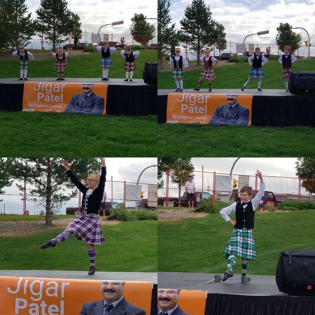 YQRscottish's tweet photo. Regina Highland Dancing Association promoting Scottish Culture for the 3rd year at  summer Bash! #summerbashyqr #rhda https://t.co/DsMq5VT018