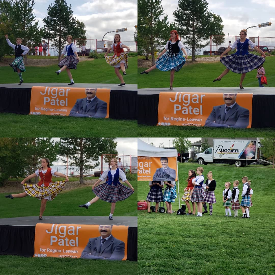 YQRscottish's tweet photo. Regina Highland Dancing Association promoting Scottish Culture for the 3rd year at  summer Bash! #summerbashyqr #rhda https://t.co/DsMq5VT018