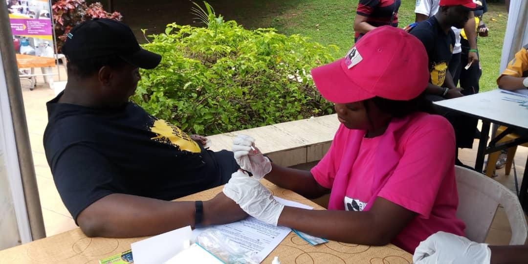 Hepatitis C Screening at the Sunatrust Bank Health Fair...
<a href="/SunTrustNG/">SunTrust Bank Nigeria Limited</a> #Family #HealthFair yesterday at Victoria Island Lagos.
<a href="/L_W_I/">LiveWell Initiative</a> <a href="/WIHA_NG/">WIHA</a> <a href="/WIHA_NG2/">#WIHA</a> 
#Wellness #Fitness #Fun #Health
Theme 'You have a Role to Play'
#HealthforAll 
<a href="/Hep_Alliance/">World Hepatitis Alliance</a> <a href="/NO_hep/">NOhep</a> <a href="/ICE_HBV/">ICE-HBV</a> <a href="/AASLDFoundation/">AASLD Foundation</a>