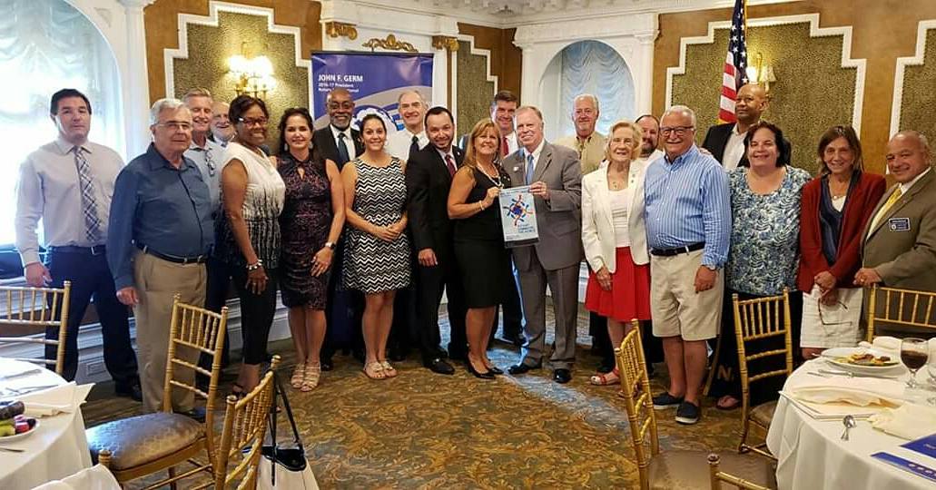 7490Rotary's tweet photo. @7490Rotary Governor @Mitchell4Bergen  makes his official visit to the Paterson Rotary Club! #108yearsstrong  #RotaryConnectsTheWorld https://t.co/hht6VwZTPk