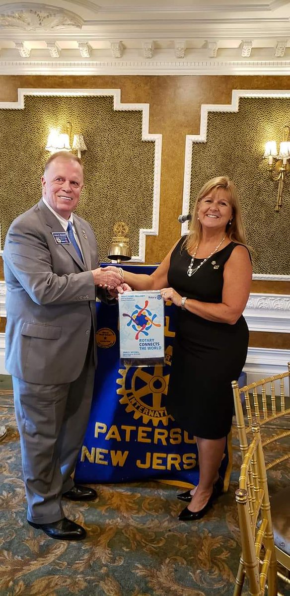 7490Rotary's tweet photo. @7490Rotary Governor @Mitchell4Bergen  makes his official visit to the Paterson Rotary Club! #108yearsstrong  #RotaryConnectsTheWorld https://t.co/hht6VwZTPk