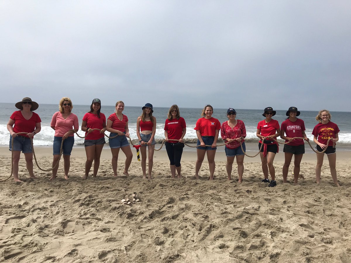 A great National Charity League Vista Robles Beach Kickoff &amp; Cleanup Day! Starting the year with fun &amp; games, &amp; trash &amp; graffiti cleanup. The girls had to paint over some graffiti that read, “I will do today what others won’t, so that tomorrow I can do what others can’t“. 😳🤣😂
