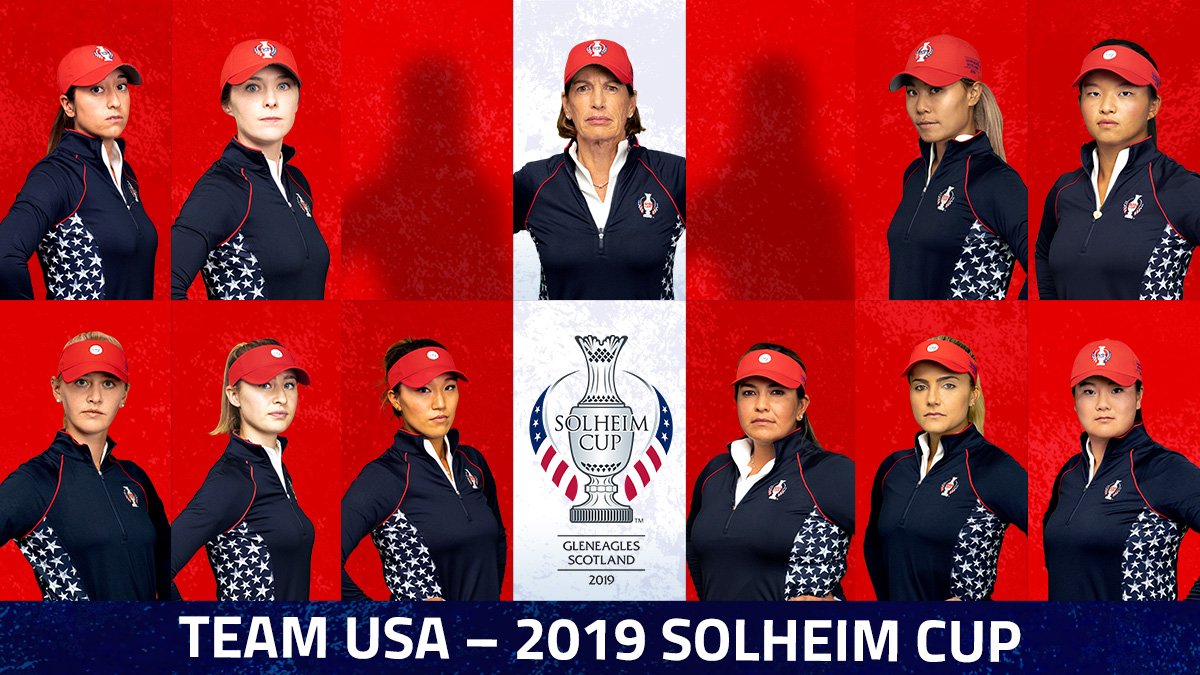 SolheimCupUSA's tweet photo. 10 down, 2 to go‼️

Who do you think Captain @JuliInkster will pick to complete #TeamUSA tomorrow morning? 🤔

#SolheimCup2019 https://t.co/aMfYdZwEno