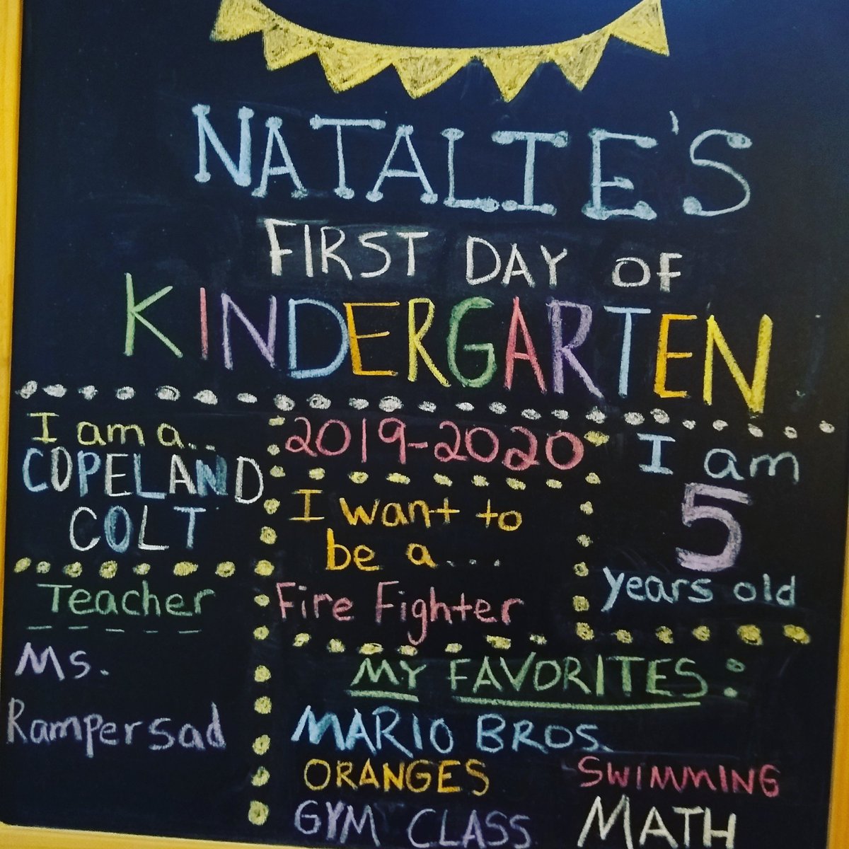 Getting ready for Natalie's first day of Kindergarten tomorrow at <a href="/CopelandCFISD/">Copeland Elementary</a> . Looking forward to her new adventures to come!
