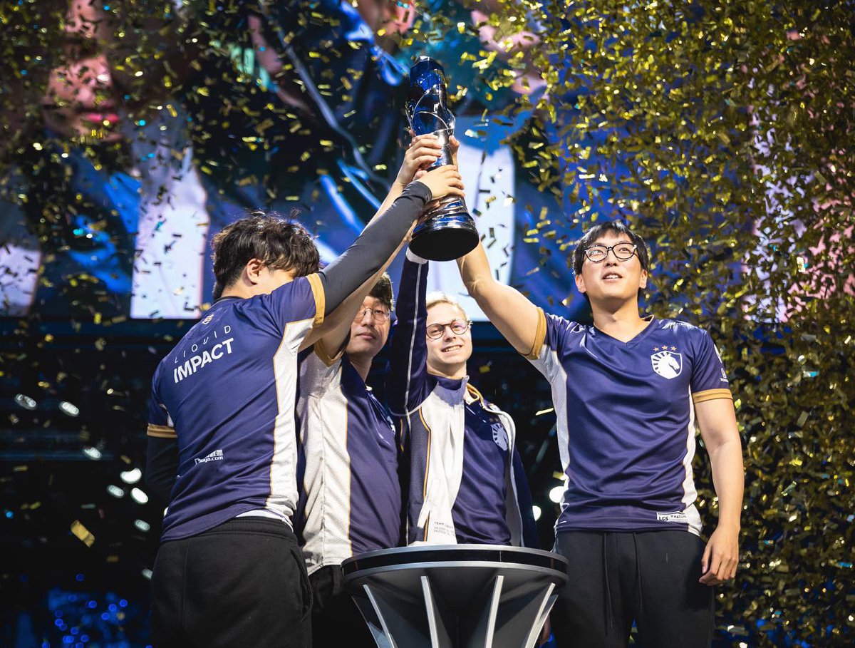 LCSOfficial's tweet photo. Congratulations again to @TeamLiquidLoL on their fourth consecutive #LCS Championship and thank you to Detroit for the wonderful memories and incredible hospitality! GG WP ♥️ https://t.co/UOaLVGwGUx
