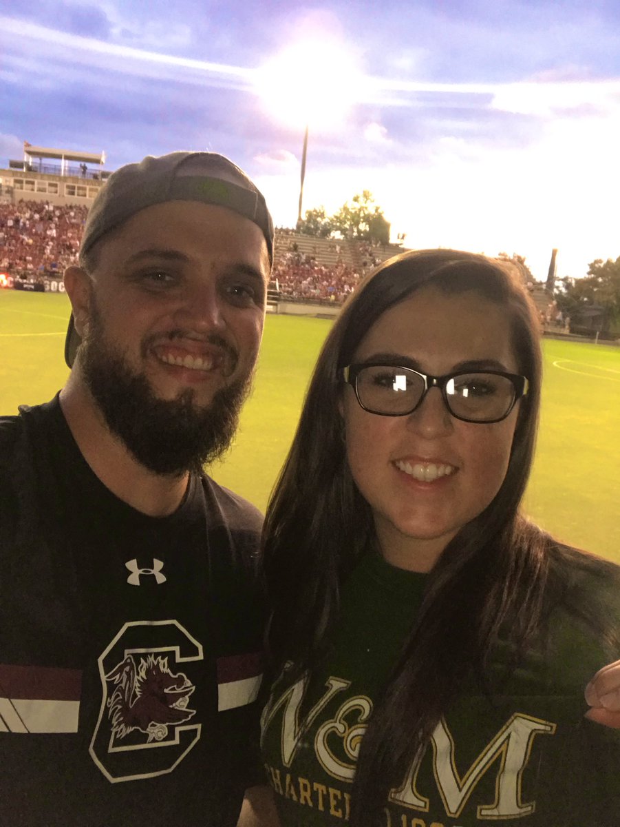 sotosays135's tweet photo. We didn’t come away with a “W”, but it was awesome seeing my @williamandmary #tribe play in Columbia, SC tonight! They played their hearts out! ⚽️💚💛 #GoTribe @TribeAthletics #alumni #womenssoccer #lookatthatcrowd https://t.co/fkuXJPUQ0Y