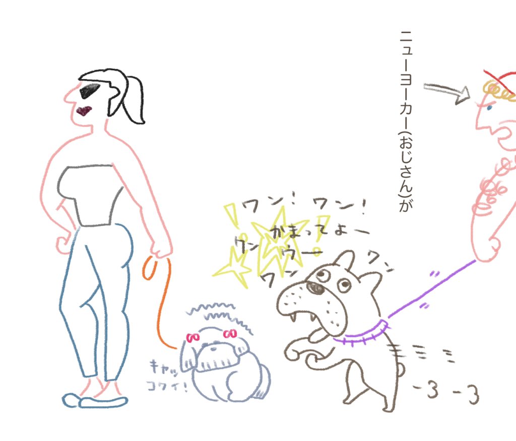 アツいぜ!ニューヨーカー(おじさん)!と思った話です。
ちなみに、フレンチブルを飼っていて超大好きなの、時間をかけて可愛く描きます。#イラスト #clipstudio #水彩画 #イラスト日記 #イラストエッセイ #いらすとぐらむ #イラスト練習中 