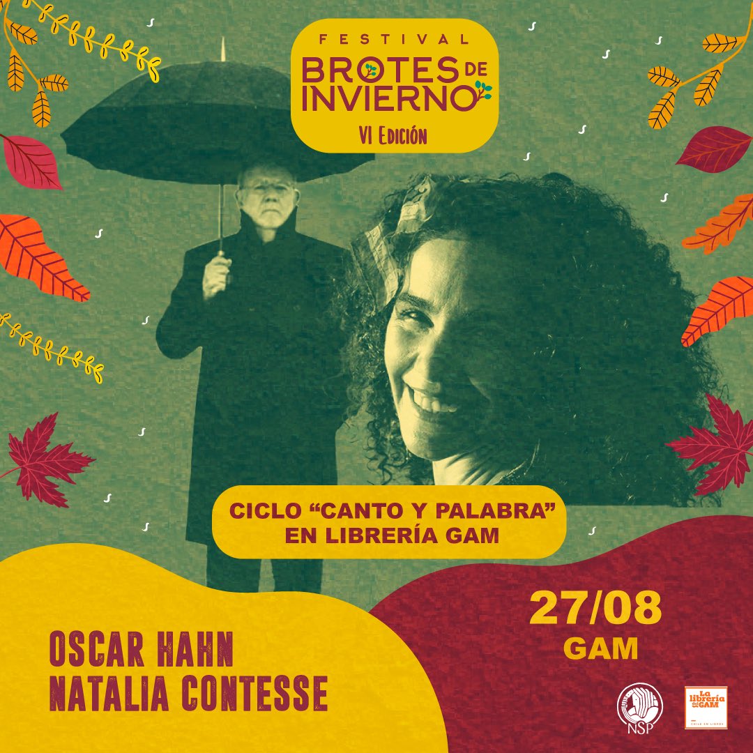 Brotes_Invierno's tweet photo. ESTE MARTES! 4ta y última fecha del ciclo Canto y Palabra, con un dúo DE LUJO! 💎
🌱 @nataliacontesse y #OscarHanh cierran bien arriba este hermoso ciclo que trajo la 6ta edición! ❤️🙌🏽
Desde las 19 hs en la @LibreriadelGAM_ , con entrada #LIBERADA! Cupos  limitados!😉
#Brotes2019 https://t.co/DCiJMMknac