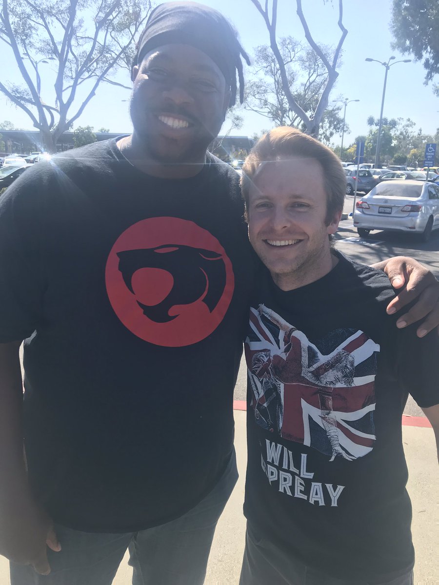 MakeMeAFan316's tweet photo. I found a @willospreay fan in line!

So much hate from @msamandajayne and a bunch of fans in line. Why the hate?

#SuperJCup #superjunior #newjapan #njpwworld #njpw #njpwdojo #njpwusa #bulletclub #bulletclub4life #bulletclubelite #willospreay https://t.co/mOymQjKn3Q