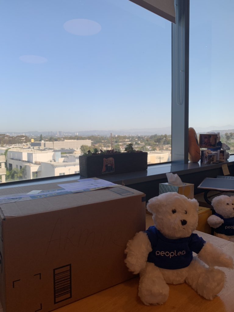 Saying bye to our first LA office and Hollywood sign view, crazy how our team has grown since