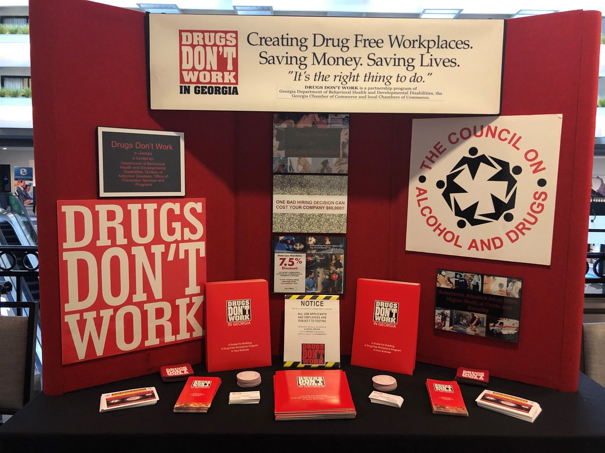 DrugFreeWP's tweet photo. We're at the 2019 Georgia School of Addiction Studies in Savannah this week! Stop by our booth and say "hi"! #drugsdontwork #livedrugfree #gsas #thegeorgiaschoolofaddictionstudies #drugfree https://t.co/Rq57vweyb5