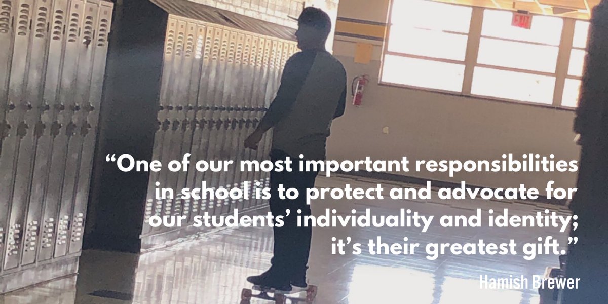 As our amazing students begin a new school year! Remember you may be the first to tell them in a while they are loved &amp; never forget one of our most important responsibilities is to protect &amp; advocate for our students individuality &amp; identity- its their greatest gift! #relentless