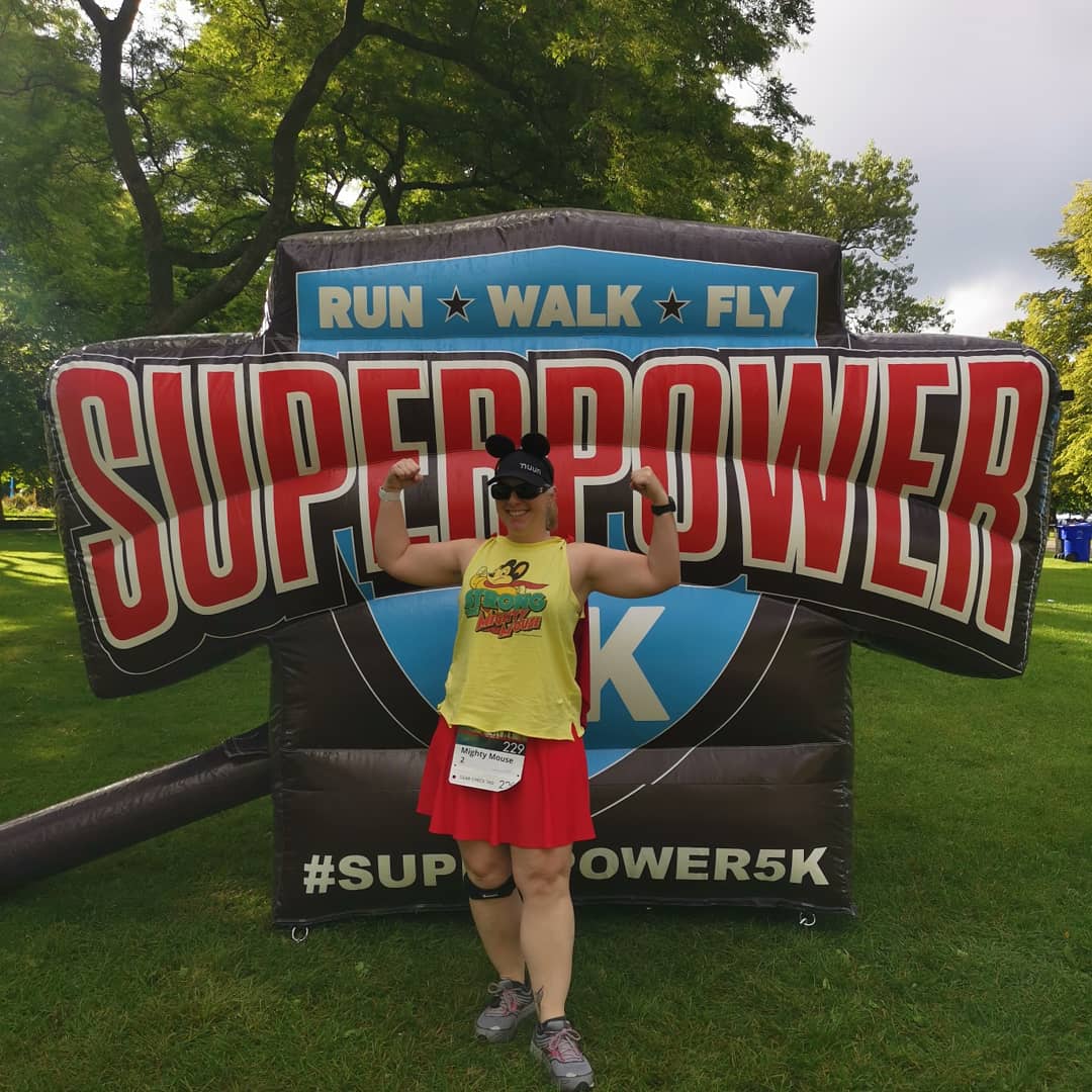 MGClark75's tweet photo. Mighty Mouse ran the Superpower 5k on Toronto Island today π #running #superpower5k https://t.co/2PI3hojF3K