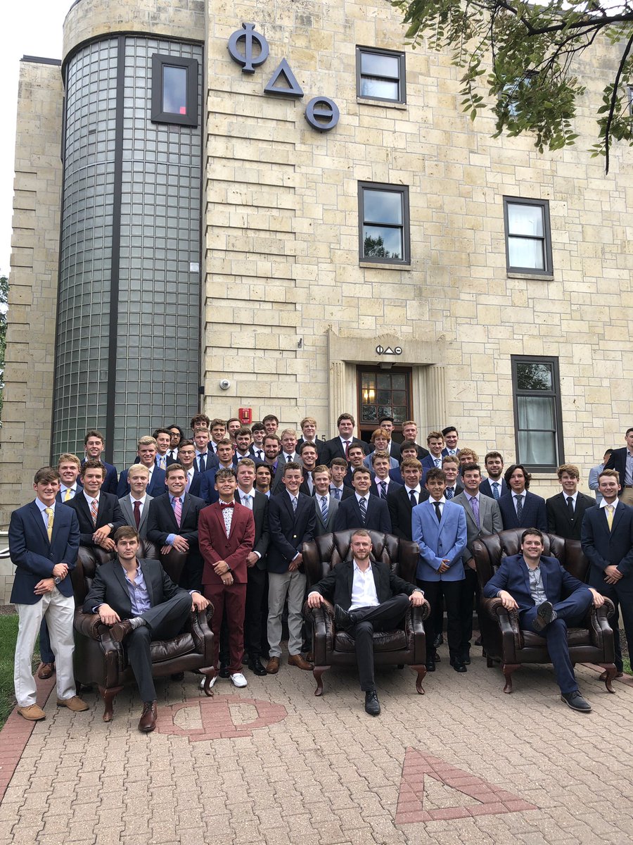 PDT_UNL's tweet photo. This evening we inducted 47 new members into the Nebraska Alpha Chapter of Phi Delta Theta. Thanks to the rush chairs who have recruited a class of leaders and people who will carry on the legacy. Welcome to the show fellas 💃🏽 https://t.co/ifHa04FM66