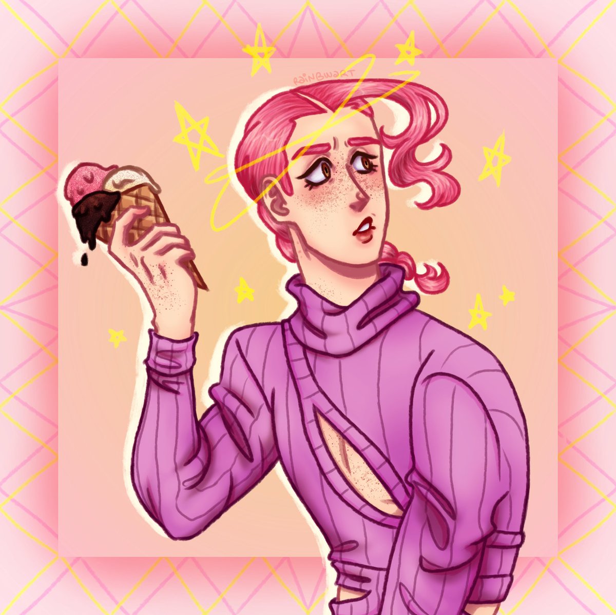 rainbwart's tweet photo. i love drawing Doppio ;;;;

#jjba https://t.co/aUkxFZyf7J