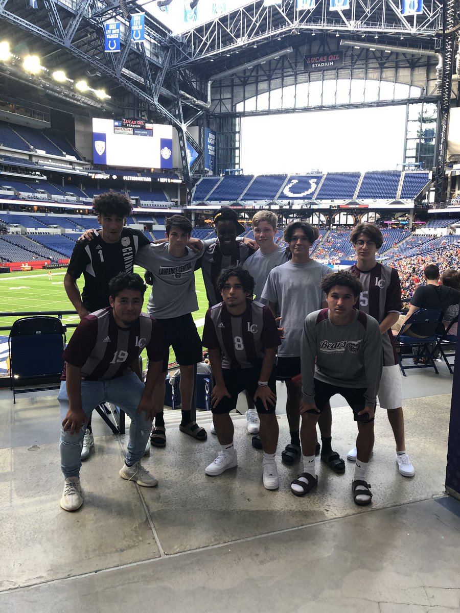 LCBears_BSoccer's tweet photo. Some of the boys taking in the @IndyEleven game tonight. Great weather and fun game to watch https://t.co/7mlMKKYdCD