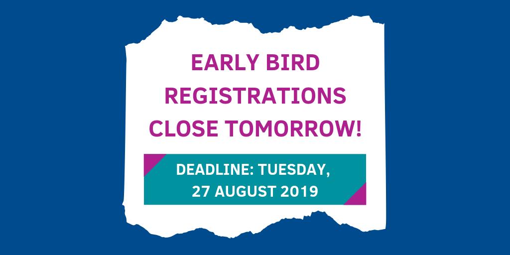 NMLConference's tweet photo. @NMLConference 2019 early bird registrations are closing TOMORROW!  Don't miss out on booking your place: https://t.co/xxpGLFebvd #nursing #midwifery #leadership #conference #perth https://t.co/UvLKCaoJra
