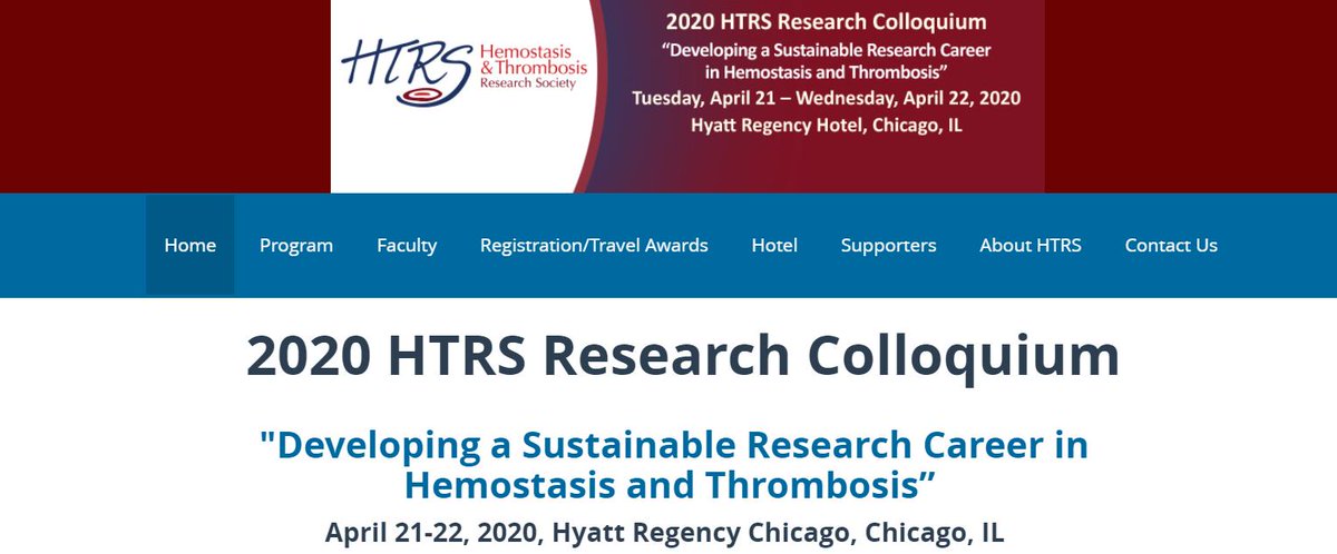 Mary Cushman 🫀🧠🩸 (@marycushmanmd) on Twitter photo We've been planning the <a href="/HTRSToday/">Hemostasis and Thrombosis Research Society</a> 2020 Research Colloquium "Developing a Sustainable Research Career in #Hemostasis and #Thrombosis.” If you're #EarlyCareer, WE WANT YOU!
Registration open: bit.ly/2Hp1lNu
Travel Awards Available; will also cover hotel <a href="/THSNA_Societies/">THSNA</a> We've been planning the <a href="/HTRSToday/">Hemostasis and Thrombosis Research Society</a> 2020 Research Colloquium "Developing a Sustainable Research Career in #Hemostasis and #Thrombosis.” If you're #EarlyCareer, WE WANT YOU!
Registration open: bit.ly/2Hp1lNu
Travel Awards Available; will also cover hotel <a href="/THSNA_Societies/">THSNA</a>