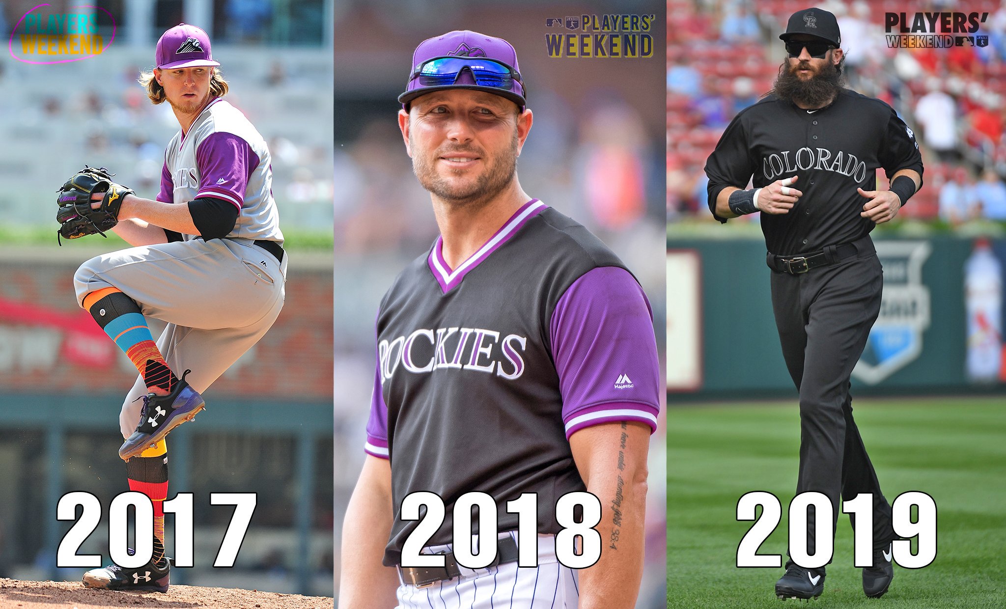 colorado rockies players weekend jersey