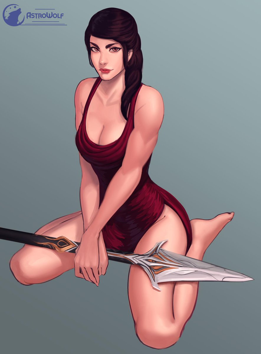 Commission of Kassandra from Assassins Creed for. 