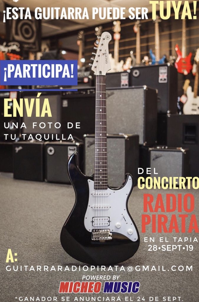 Para más información, síguenos en las redes. <a href="/radiopirata/">RadioPirata.com</a>.pr y en nuestra página de Facebook, RADIO PIRATA @micheomusic #poweredbyMM #musicosdepuertorico #puertorico #rockenespañol #rockenespanol
