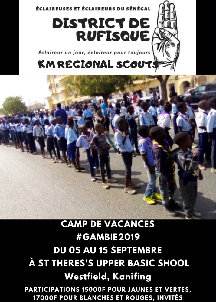 eclairufisque's tweet photo. JJ -9. Les jeunes sont excités à l'idée d'aller découvrir Gambie et sa culture, rencontrer des frères et soeurs scouts de Gambie et échanger avec eux. 
Nous sommes tjrs en recherche de sponsor et soutien de taille.
@ScoutingAfrica @worldscouting @unfoundation @unicefsenegal https://t.co/e7bVttfFHK