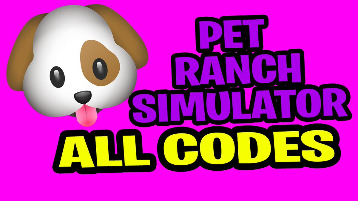 Petranchsimulator Hashtag On Twitter - all pet ranch simulator update 5 codes 2019 pet ranch simulator update 5 roblox youtube