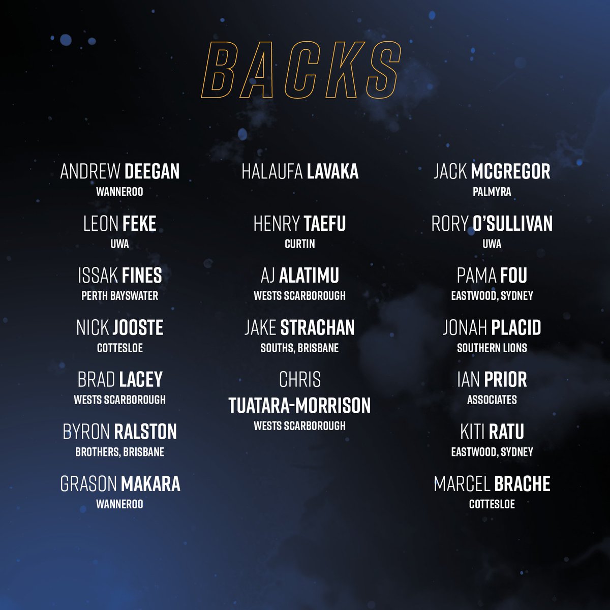 westernforce's tweet photo. 🚨 NEWS: YOUR 2019 NRC SQUAD 🚨
Read more ➡️ https://t.co/yPiLpO7YE3
ROUND 1: Force vs Queensland Country
Saturday, August 31. 3pm Kick-off.
#BeTheForce #WesternForce #NRC #FillTheHill https://t.co/cyPtd20NES
