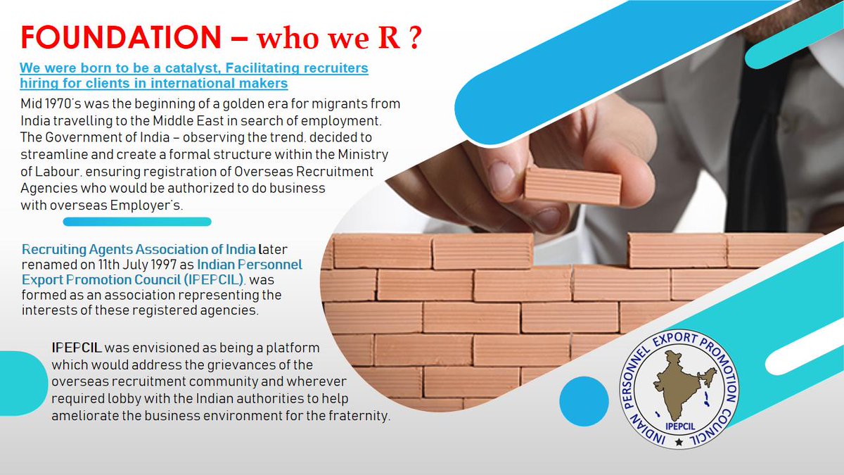 IPEPCIL_India's tweet photo. We #IPEPCILVideshJobAgencies are reg. under @MEAIndia @eMigrateproject is a trusted platform for Indian job aspirants for overseas. #JaiHind @DrSJaishankar @ProtectorGenGOI @VMBJP @PoEMumbai @PMOIndia @ANI @IPEPCIL_India @NEWSANDNRI @meaMADAD @CMOMaharashtra @TheQuint @aajtak https://t.co/2ethjpuYpA