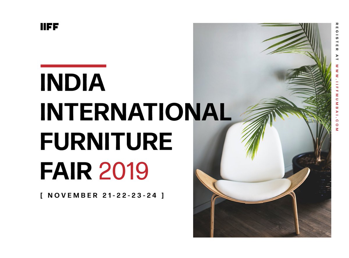 IIFurnitureFair's tweet photo. Find a range of furniture at the India International Furniture Fair this November. Visit https://t.co/Hc2FN8k8Y8 to know more!

#IIFF #Mumbai #Furniture https://t.co/ptJ060iVLy
