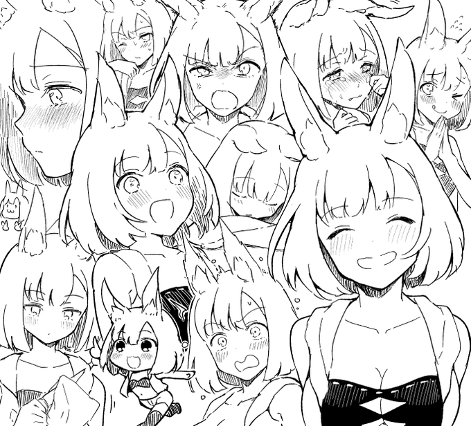 表情豊かなハウンドちゃん 