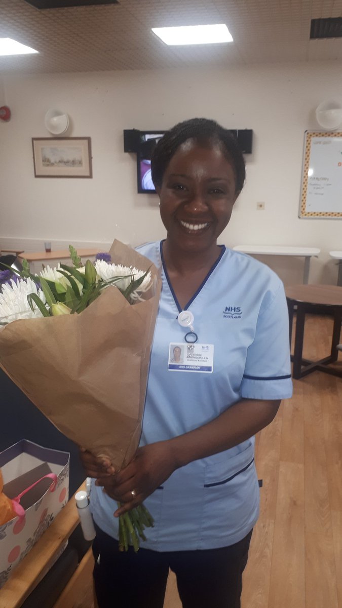 WardDavan's tweet photo. Wishing Kombe all the best in her new adventure as she starts her nurse training . @JuneGordonAHP @SSinkins https://t.co/xvLvoJuBg0