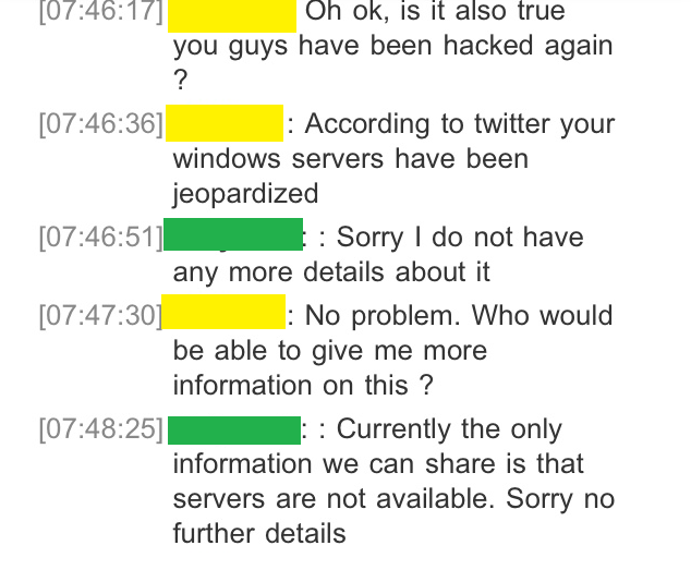 RadiationRandal's tweet photo. @AdamIT10 @theaperturechef Yeah, and they refuse to talk as well. This was the response I got from them: https://t.co/VjvyYkIEq2