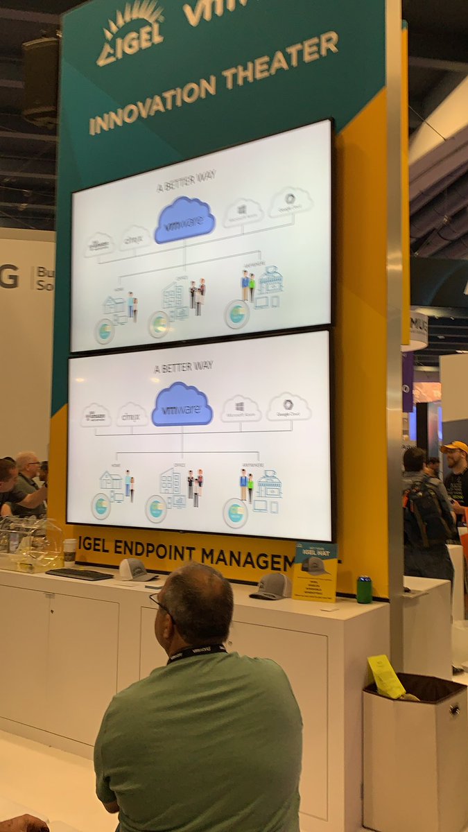 DolphBrandon's tweet photo. #igel  #VMworld https://t.co/f2lEFS5kA7
