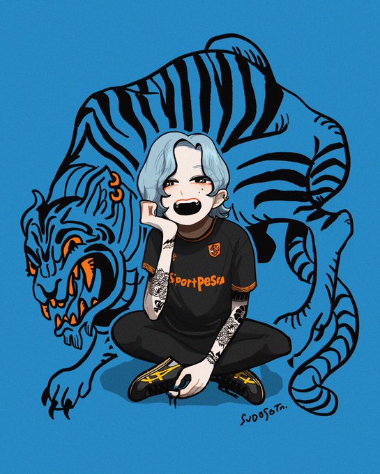 「fangs piercing」 illustration images(Oldest)