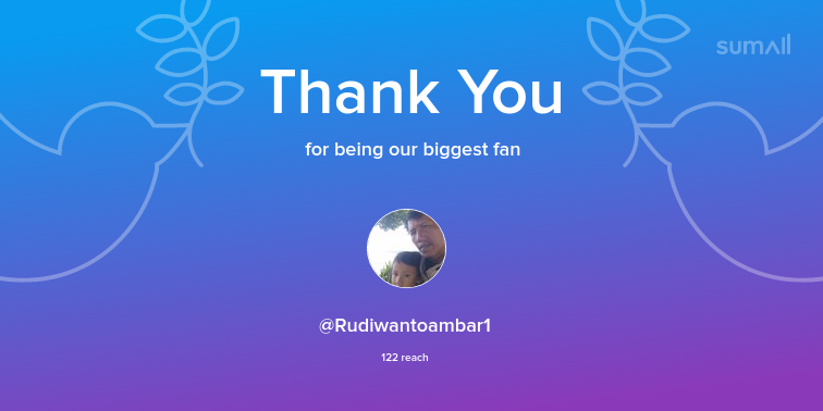 andijkts's tweet photo. Our biggest fans this week: Rudiwantoambar1. Thank you! via https://t.co/cBikbZM6NS https://t.co/0NDkVHkOaM