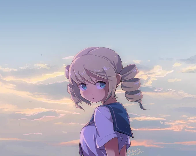 晩夏ツンさま 涼しくなってきましたね 