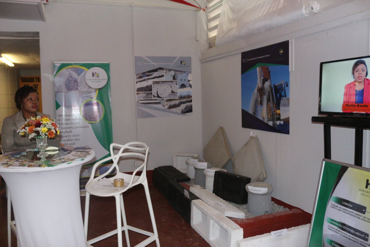 HarareQ's tweet photo. Exciting and remarkable moments for Harare Quarry exhibiting for the first time at Zimbabwe Agricultural Show 2019. https://t.co/bBjN8f3SYU
