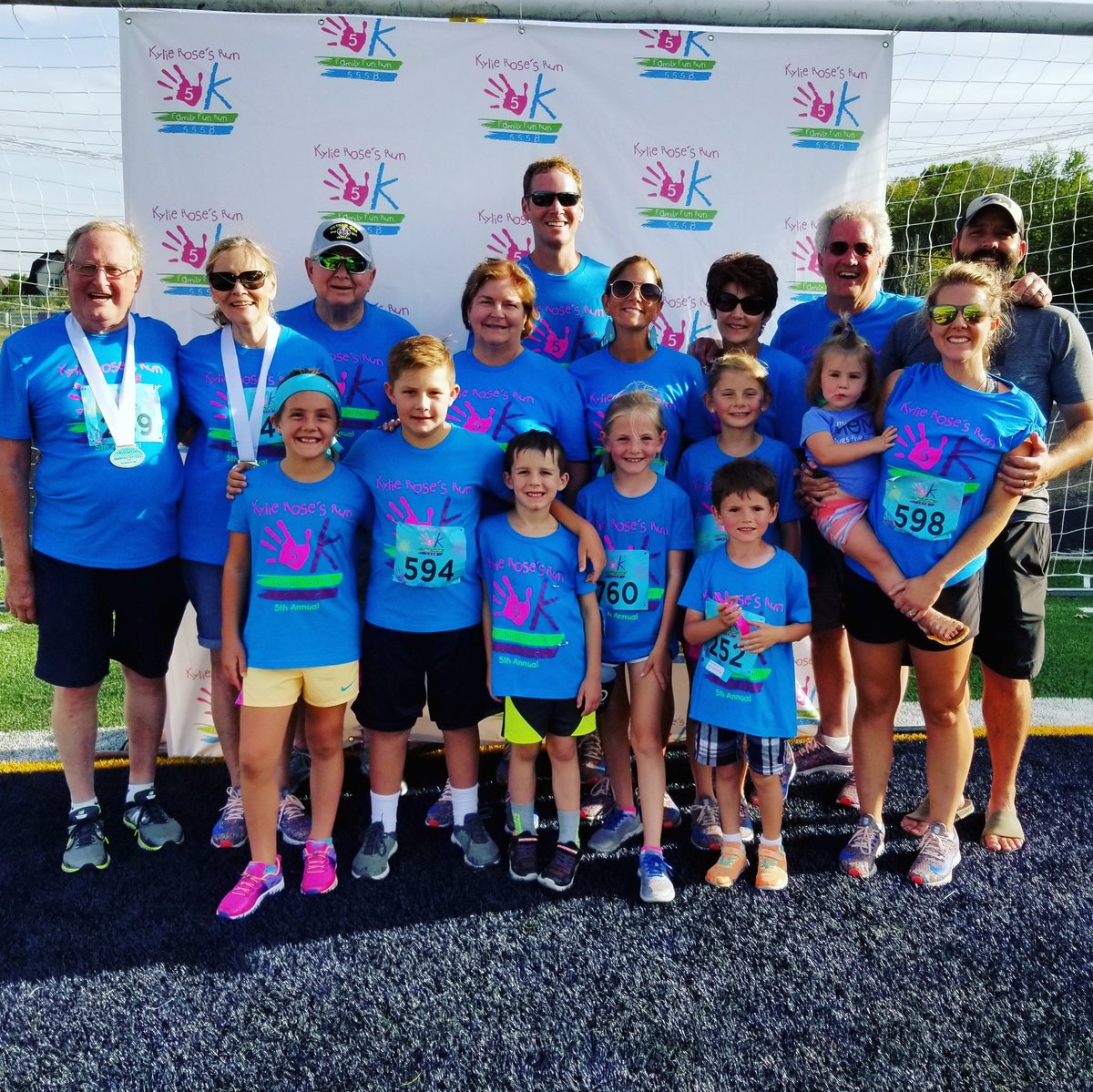 Thank u all for the love &amp; support you've given to make this day a huge success! So blessed to have this support to help those in the fight <a href="/akronchildrens/">Akron Children's</a>. Thanks to r sponsors, &amp; esp <a href="/DeweysPizza/">Dewey's Pizza</a> for post run fuel. From r family to yours, thank you. From the bottom of r hearts