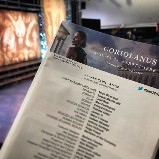 #OpeningNight of #Coriolanus at @bardonthebeach #HowardFamilyStage #bard2019 .
.
#Vancouver #Shakespeare #Festival #BardOnTheBeach #TheBard #Rome #play #tragedy #stage #drama #VanierPark #programpic #theatre