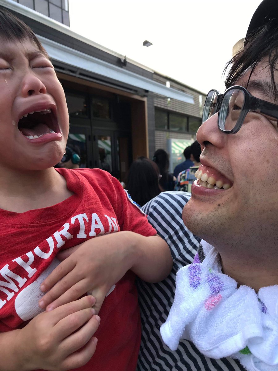 24時間テレビでのライブ、楽しかったー！ありがとう！また歌いにきまーす！
息子、大泣きでしたが笑