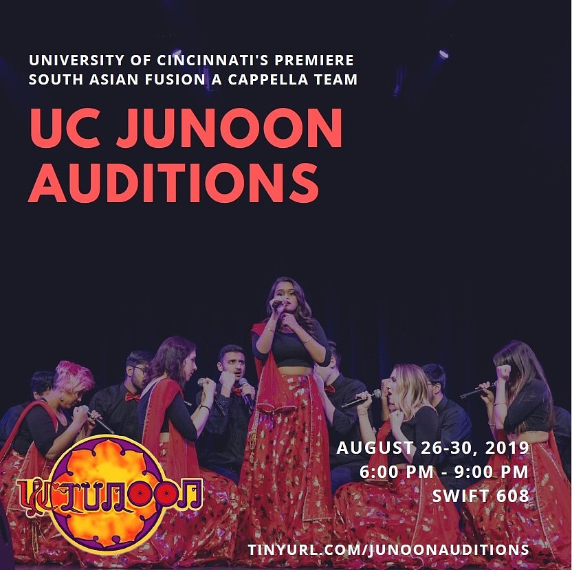 Sign up to audition at tinyurl.com/JunoonAuditions