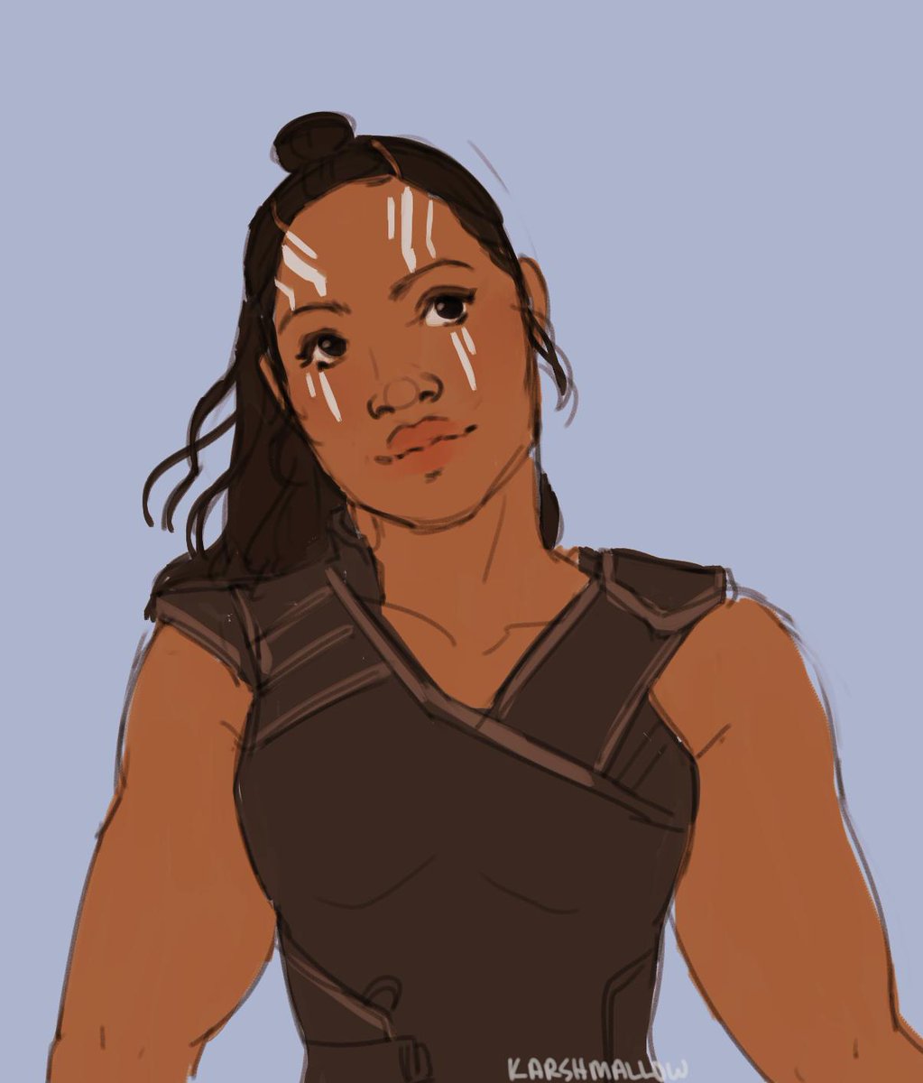 RT @karshmallow_art: i thought tessa thompson would look cute in the mighty thor armor and i was right!!!!! https://t.co/QOab2o1mH6