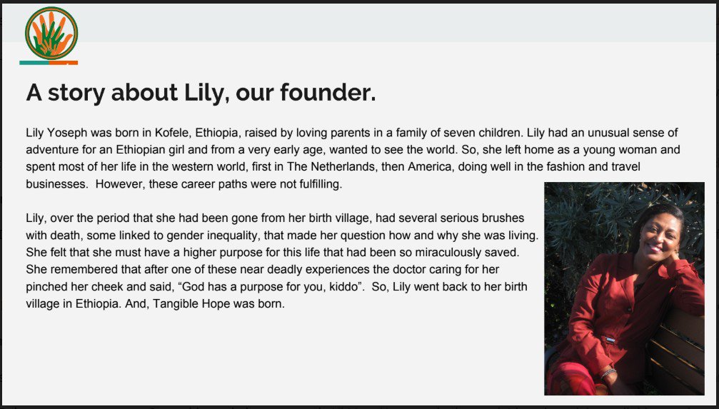 tangiblehopeorg's tweet photo. We have been spotlighting pioneering women in Ethiopia in recent posts - here is one more. Lily Yoseph is continuing to empower girls in her mission with Tangible Hope, inspiring all who know her. Use the link below to support her in her mission 🙏🙏🙏https://t.co/bY2w5XzVeu https://t.co/zmBIO5IeQO
