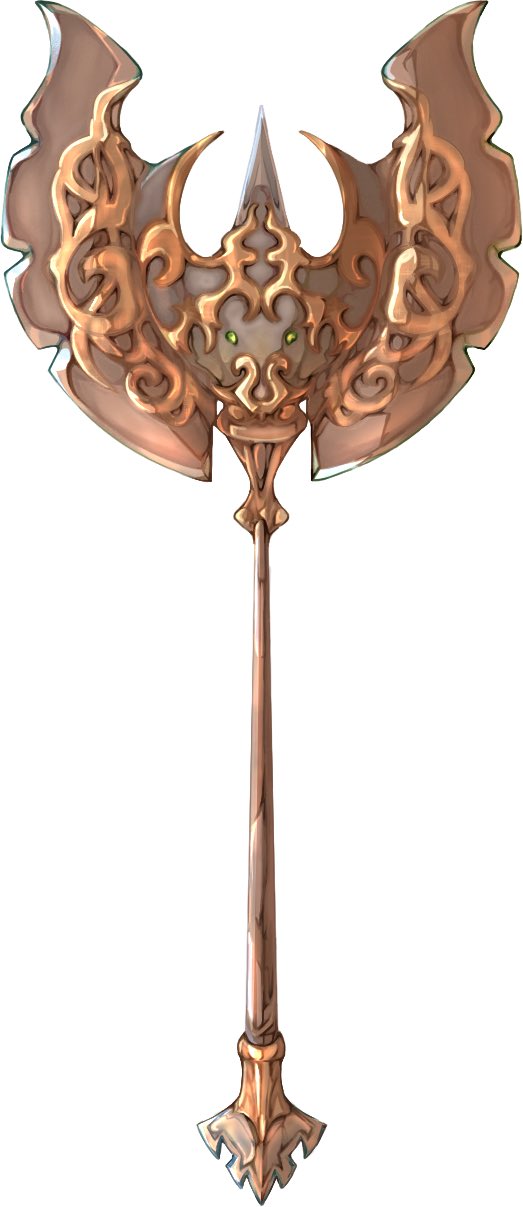 تويتر えびたむ على تويتر 武器イラスト 題名 魔人の斧 制作時間 6時間30分 T Co Bxg7f8mplw