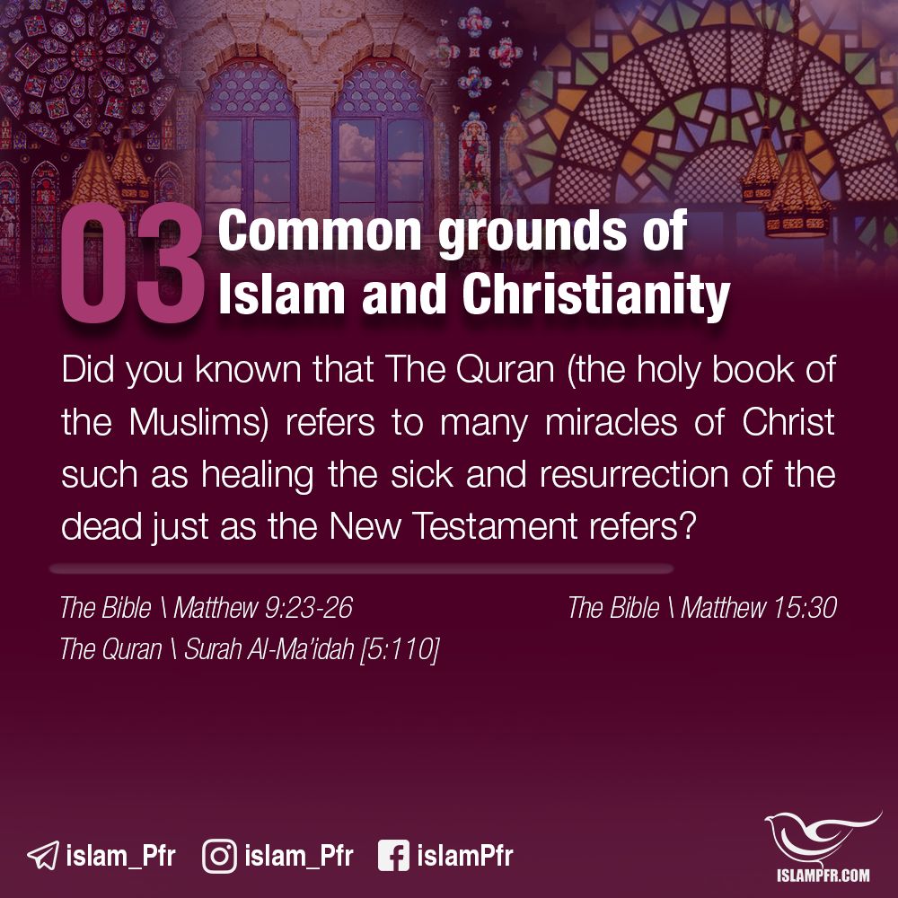 e_agnelli1's tweet photo. Did you known that The #Quran (the #holy_book of the #Muslims) refers to many miracles of #Christ such as healing the sick and resurrection of the dead just as the #NewTestament refers?
#jeuse
#christ
#vegan
#motivationmonday
#traveltuesday
#birthday
#thankful
#love
#beautiful https://t.co/x21qPnPe36