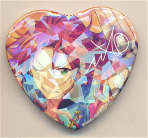 あんスタ　衣更真緒　とるパカ　ハート缶バッジ　缶バッジ あんスタ 衣更真緒 とるパカ ハート缶バッジ - メルカリ