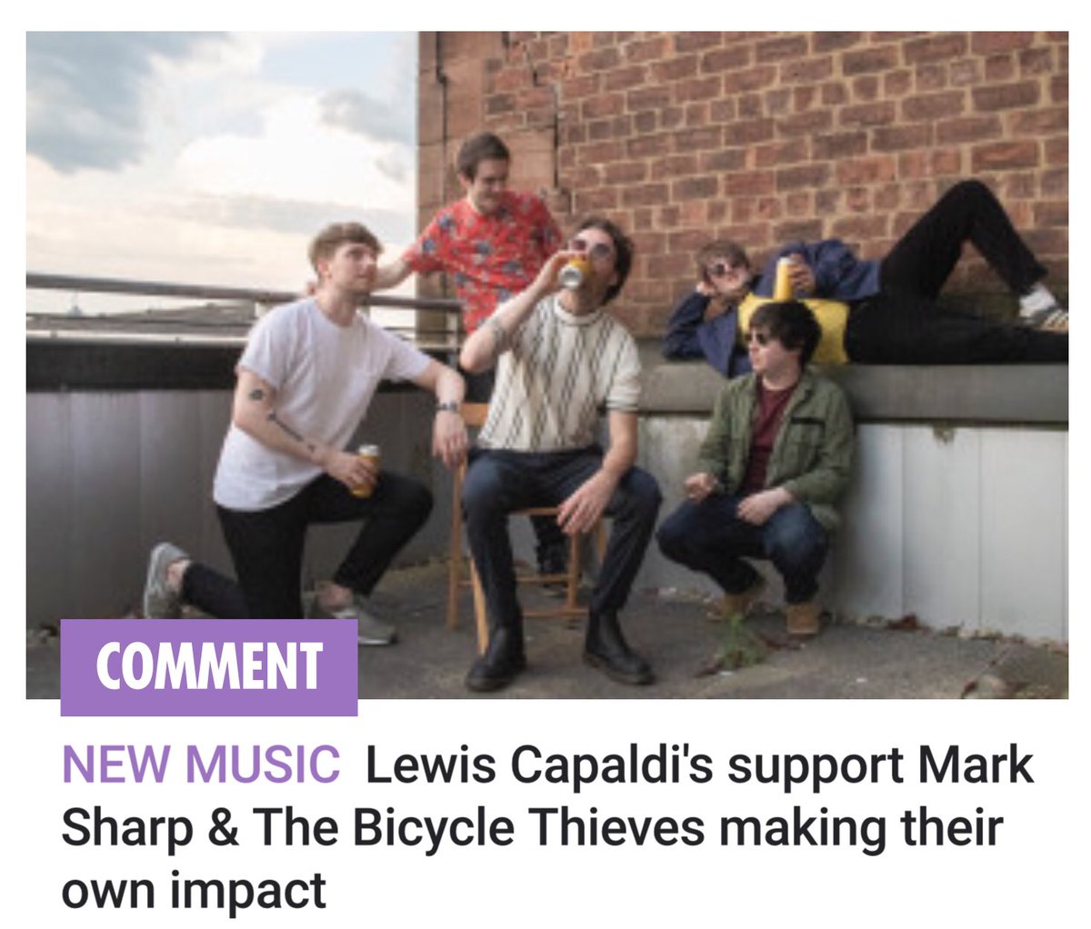 JimGellatly's tweet photo. Featuring Mark Sharp &amp; The Bicycle Thieves in my latest New Music column.

📰 https://t.co/QHaqT5Llk3 https://t.co/DpLlVvL8NG