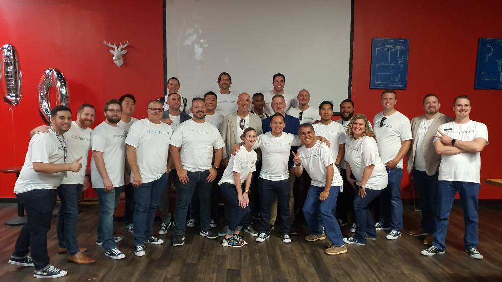 Maria_ZAGG's tweet photo. Some of the best people I am blessed to work with!!! @Krivs14 @JohnathanDfw @jim_eldredge @butlerdidit405 #SouthCentral #KeepItTight #Note10Launch https://t.co/Z0u4WsZs13