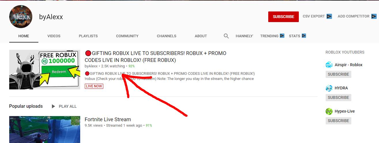 Kreekcraft On Twitter Deleted That Last Tweet Because This Dude Legit Has 4 Channels Doing This Pretty Insane I Ll Try And Talk To Roblox To See If Something Can Be Done Https T Co 6cvuqh203t - roblox id yes indeed roblox promo codes for robux